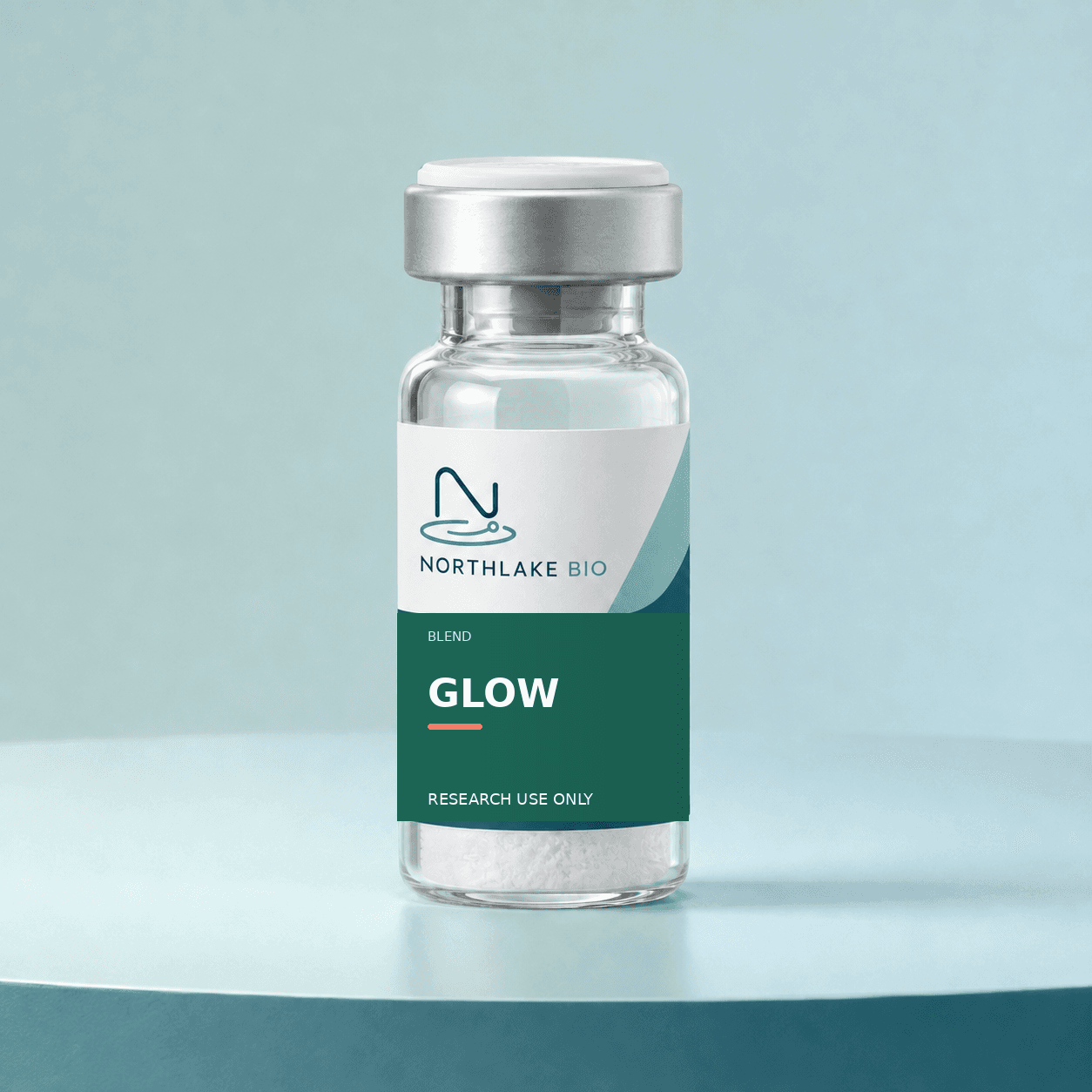 Northlake Bio GLOW — labelled vial, research use only